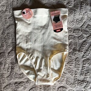 Shapermint Woman’s Cream High-Waist Shaper Panty NWT